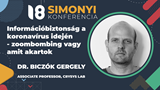 Simonyi Konferencia 2021 - Információbiztonság a koronavírus idején - zoombombing vagy amit akartok