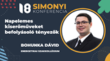 Simonyi Konferencia 2021 - Napelemes kiserőműveket befolyásoló tényezők