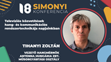 Simonyi Konferencia 2021 - Televíziós közvetítések hang- és kommunikációs rendszertechnikája napjainkban